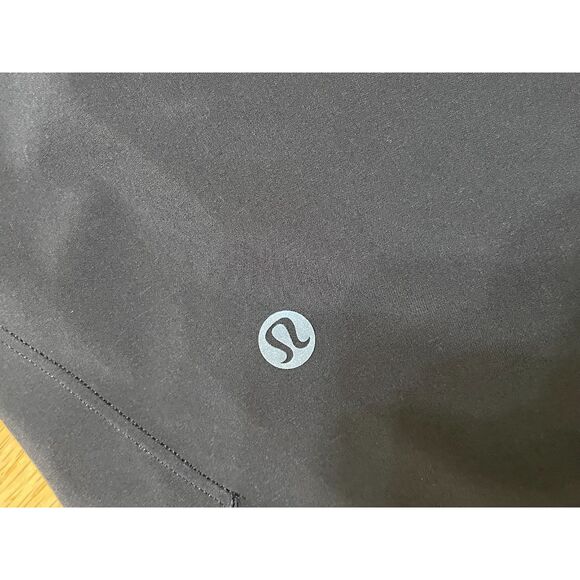 Lululemon Men's Shorts Athletic Running Elastic Waist Flat Front Stretch L Black - Picture 7 of 8